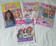 New - Barbie Jumbo Colouring Book + FREE Barbie Annual and two magazines