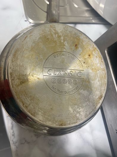 Stainless steel sauspans