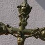 Vintage Solid Brass Crucifix Image 3