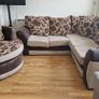 L Shaped Corner Sofa & Armchair Image 4