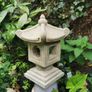 Japanese Garden Lantern -36cm Cast Concrete Pagoda -Handmade Dublin Image 3