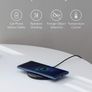 Wireless Charger, Anker 10W Qi-Certified Wireless Charging Pad, Compatible iPhone XS Max/XR/XS/X/8/8 Plus, 10W Fast-Charging Samsung Galaxy S10/S9/S9+/S8+ and More (No AC Adapter) Image 4