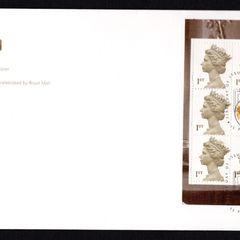 2000 Great Britain Special by Design Stamp Booklet Pane Earls Court Cancel Royal Mail Addressed First Day Cover (FDC).