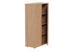 Lockable Bookcase H1490mm - 4 Levels - Beech