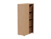 Lockable Bookcase H1490mm - 4 Levels - Beech