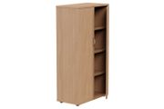 Lockable Bookcase H1490mm - 4 Levels - Beech