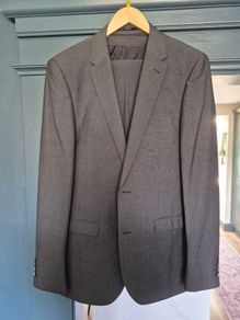 Mens suit 3 piece Dark Gray