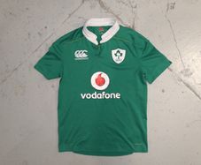 Ireland (S) Rugby Jersey Shirt Tee IRFU Eire Irish Canterbury World Cup Green St Patricks Day Paddys Day Small Vodafone