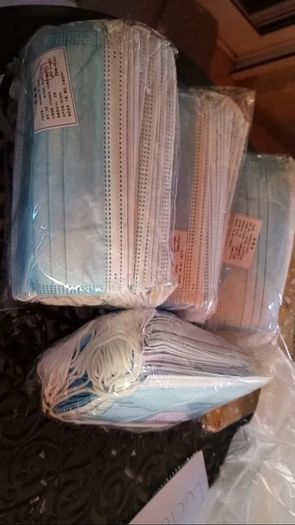 50 Masks Disposable Non wove 3 Layer