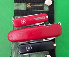 Victorinox Wenger Swiss Army Knife Bundle with Small Edc wallet