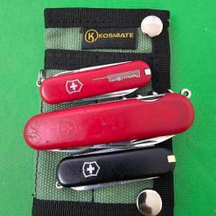 Victorinox Wenger Swiss Army Knife Bundle with Small Edc wallet