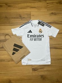 Real Madrid Football Jersey White Size XS