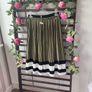 skirt Bnwt relish khaki fine pleat elastic waistband skirt size small Image 2