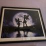 Fairy Sisters Art Print by Julie Fain, framed picture Image 2