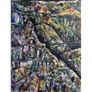 ROCK POOL, XXL Abstract painting by Irish artist Helen Mathews Image 5