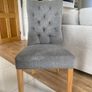 Solid oak dining table and chairs Image 5