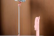 New 170cm Pink Bluetooth Selfie Stick Tripod with 2 LED Lights and Remote iPhone &amp; Android
