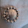 Pilgrim  Tiered Diamante Grey Necklace Image 10