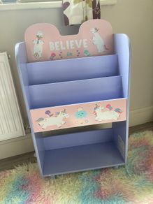 Wooden Unicorn bookcase