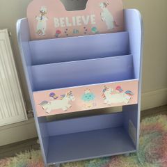 Wooden Unicorn bookcase