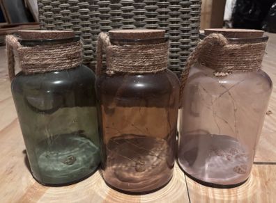 Sea themed light up jars - sold together