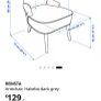 REMSTA Armchair  IKEA light Mauve Cream Image 4
