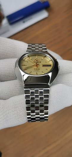 Vintage 70's Japanese ORIENT -Crystal Day-Date