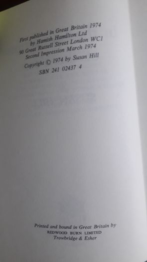 BOOK - In The Springtime of the Year - Susan Hill