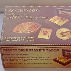 Gold Playing Cards