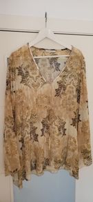 B-Young sheer beachwear / blouse Sz XL (Fit 10-14UK)