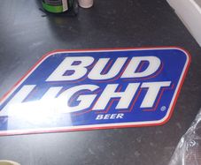 Bud sign for bar