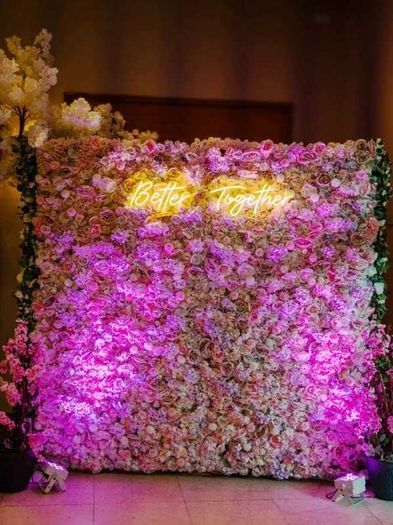 Premium Flower & Shimmer Walls for Hire