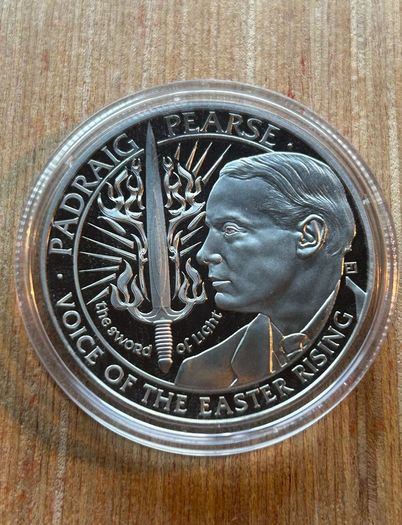Padraig Pearse, 100th Anniversary Commemorative Silver Medal