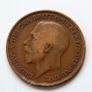 1916 Penny George V bronze coin Image 2