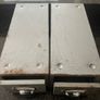 Vintage Pair Metal PILOT Filing Drawers Image 10