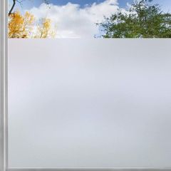 No Glue Window Film Privacy Static Window Film with New Grid Design Frosted UV Protection Window Sticker for Office Home Bathroom Living room Kitchen 90 x 200 cm