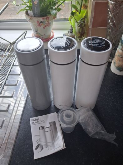 Never Used Nuby Rapidcool Twin Set with Insulated Flask