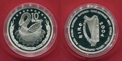 2004 Ireland Republic 10 Euro Celtic Swan EU