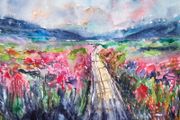 wild Atlantic way watercolour