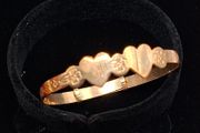 9ct gold baby bangle