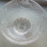 Tyrone Crystal Large bowl with intricate fan & diamond pattern Image 9