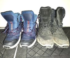 2x pairs of mens lined boots on3n3ss
