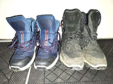 2x pairs of mens lined boots on3n3ss