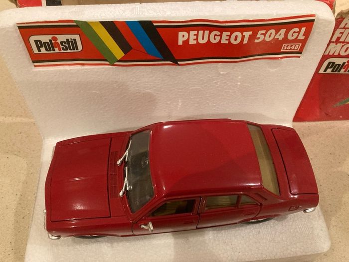 Peugeot 504 GL 1/25 Polistil extremely rare