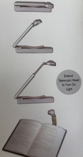 Book Light - Zelco Itty Bitty - Led Edition - BRAND NEW