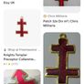Two Vintage Masonic Knights Templar Badges Image 7