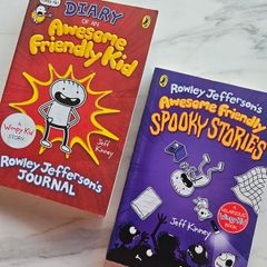 Diary Of An Awesome Friendly Kid Rowley Jefferson's Journal Spooky Stories Jeff Kinney
