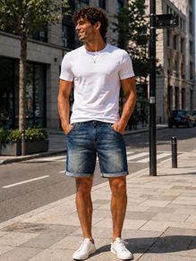 Mens Jeans shorts,size L