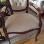 Antique mirror and chairs Image 3