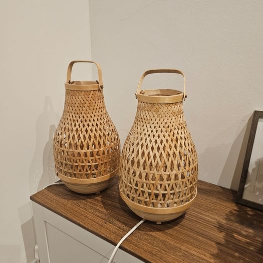 Pair of bedside lamps
